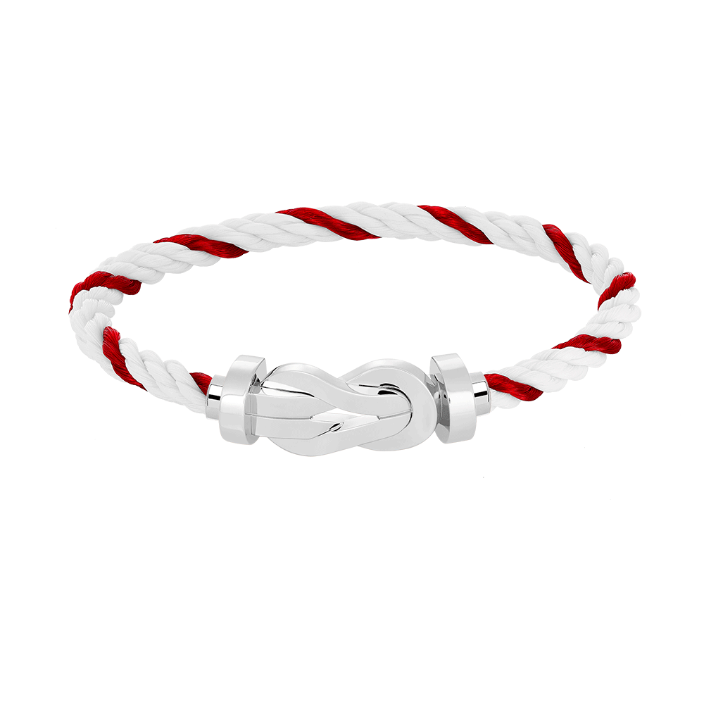 [GALE]CHANCE LARGE 8 FIGURE BUCKLE NO DIAMOND BRACELET SILVER