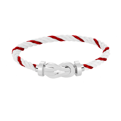 [GALE]CHANCE LARGE 8 FIGURE BUCKLE NO DIAMOND BRACELET SILVER