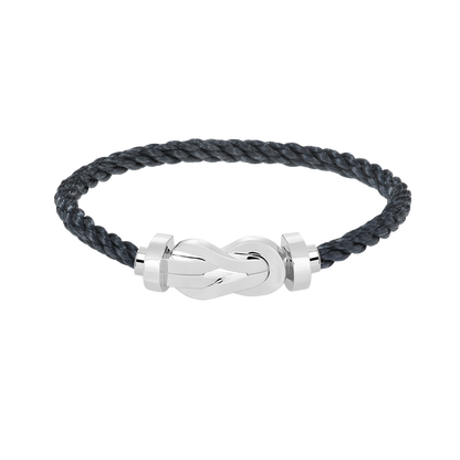 [GALE]CHANCE LARGE 8 FIGURE BUCKLE NO DIAMOND BRACELET SILVER