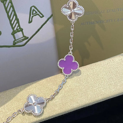 [GALE] CLOVER 5 MOTIF VIOLET BRACELET COLLECTION