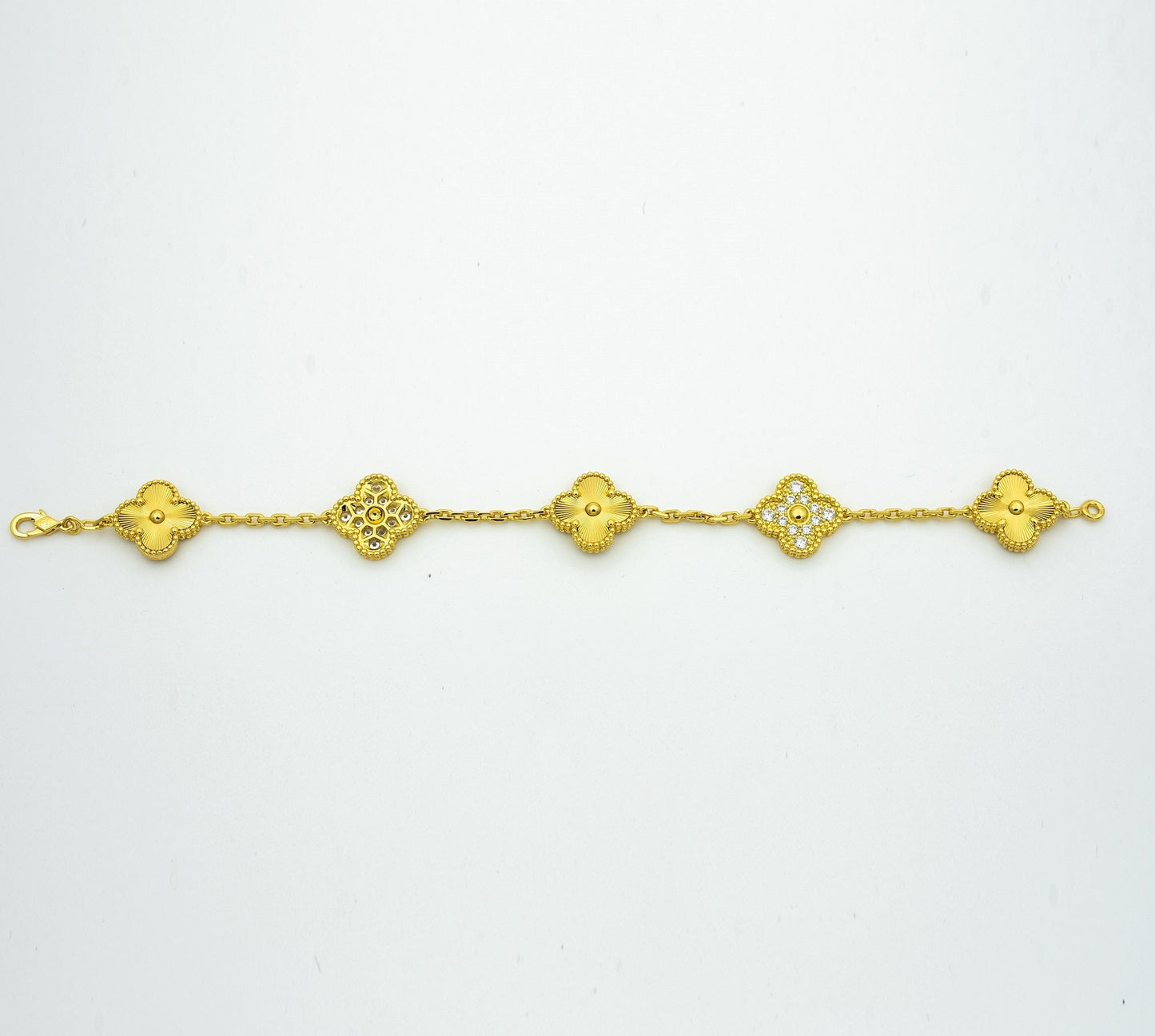 [GALE] CLOVER 5 MOTIF LASER BRACELET COLLECTION