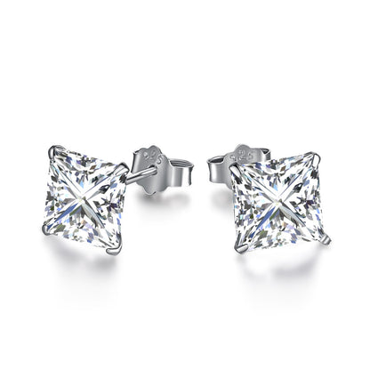 [GALE]Ornate Square Shape Earrings