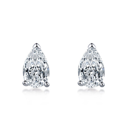 [GALE]Ornate Water Drop Shape Earrings