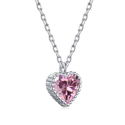 [GALE]Ornate Heart Shape Necklace