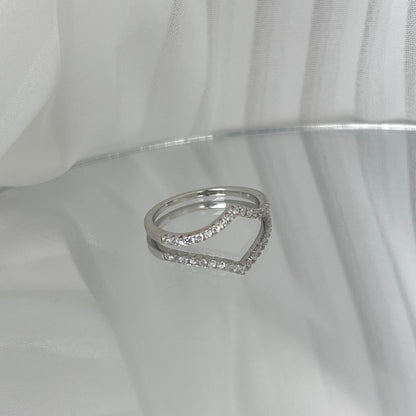 [GALE]Elaborate Tennis Band Ring