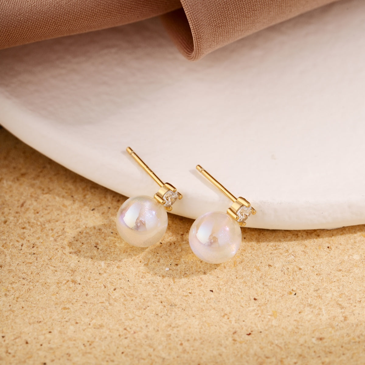 [GALE]Symphony Mermaid Pearl Earrings