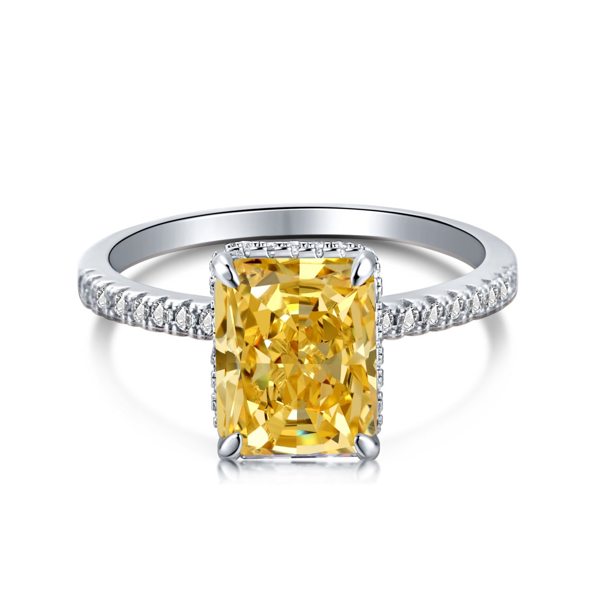 [GALE]4.0 Carat Luxurious Engagement Ring