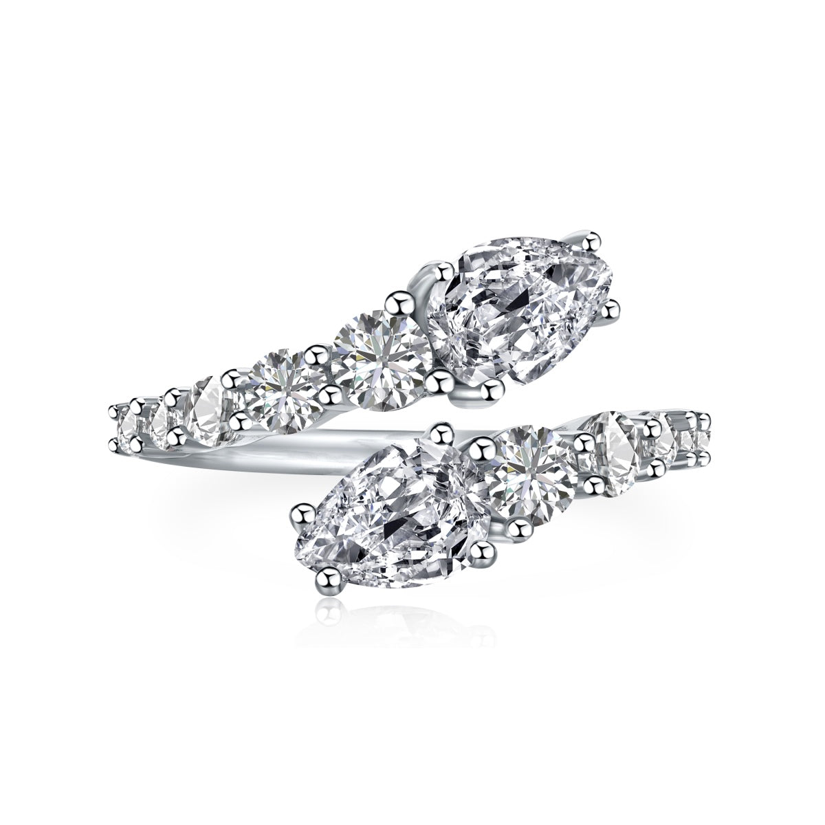 [GALE]Delicate Lively Snake Shape Daily Ring