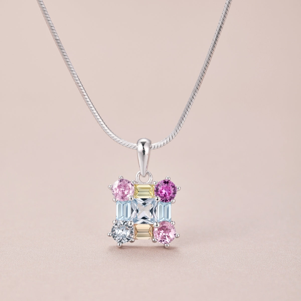 [GALE]Gorgeous Multi Colorful Necklace