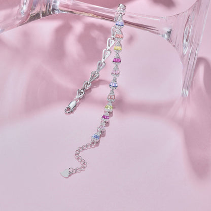[GALE]Radiant Water Drop Shape Daily Bracelet