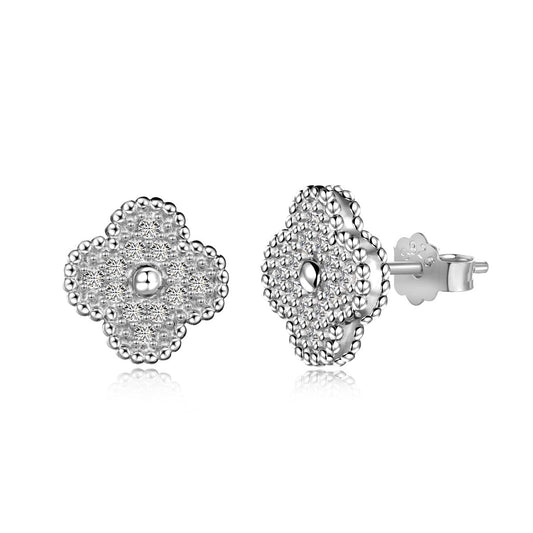 [GALE]Four Leaf Clover Fashion Earrings