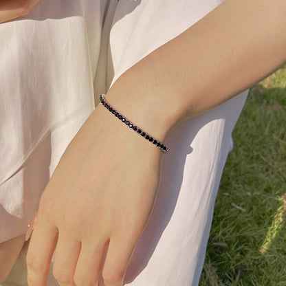 [GALE]Radiant Colorful Round Cut Party Bracelet