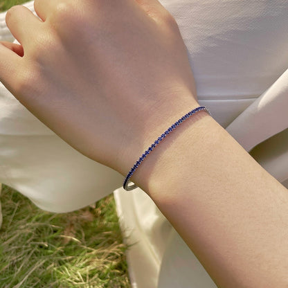 [GALE]Radiant Colorful Round Cut Party Bracelet