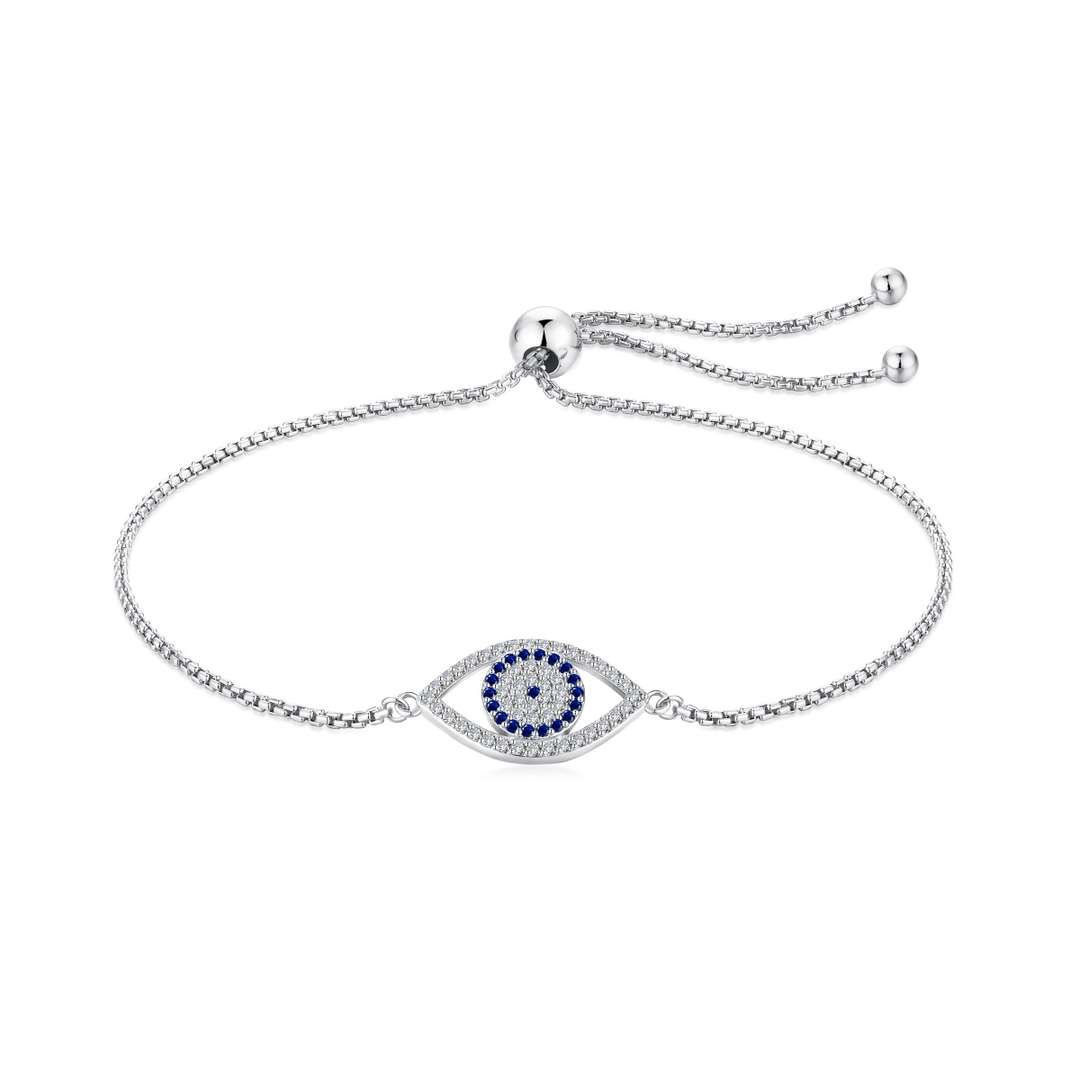 [GALE]Dazzling Eye Shape Necklace