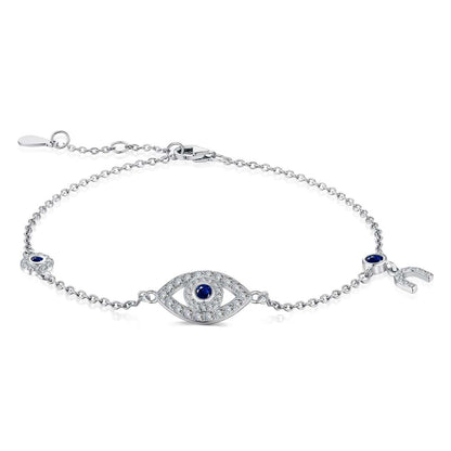 [GALE]Dainty Eye Shape Necklace
