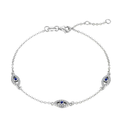 [GALE]Evil Eye Shape Pendent Necklace