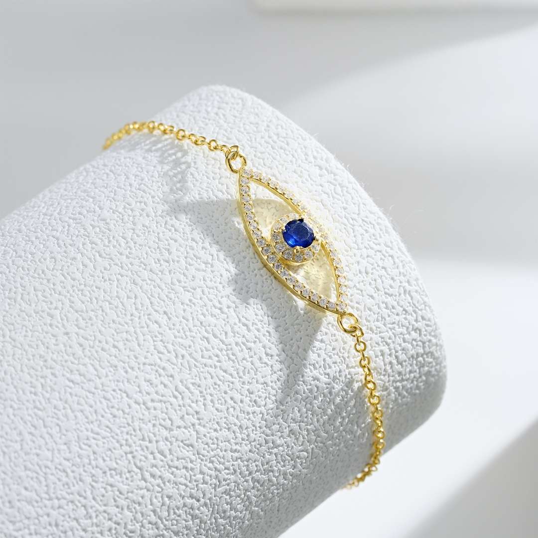[GALE]Devil's Eye Hollow Design Bracelet