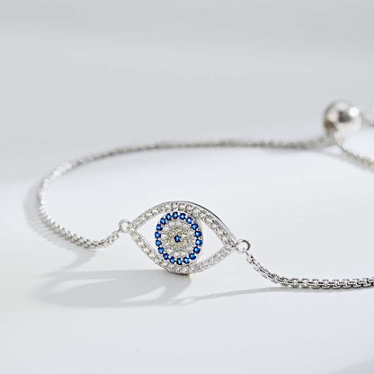 [GALE]Dazzling Eye Shape Necklace