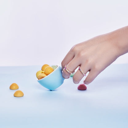 [GALE]Lively In Shades Elegant Radiant Cut Daily Ring
