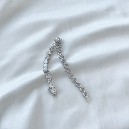 [GALE]0.75 Carat Elegant Romantic Heart Shape Lover Bracelet