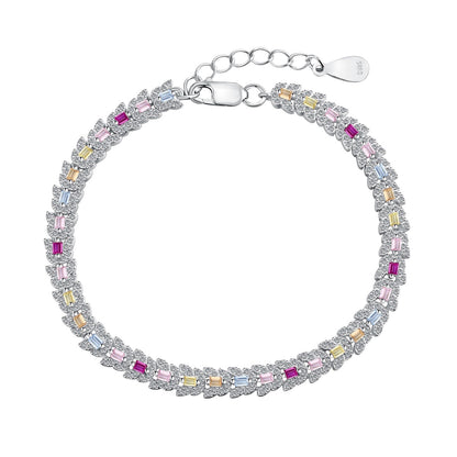 [GALE]Delicate Colorful Multi Cut Daily Bracelet