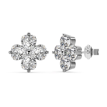 [GALE]Four-Leaf Clover Ball Earrings