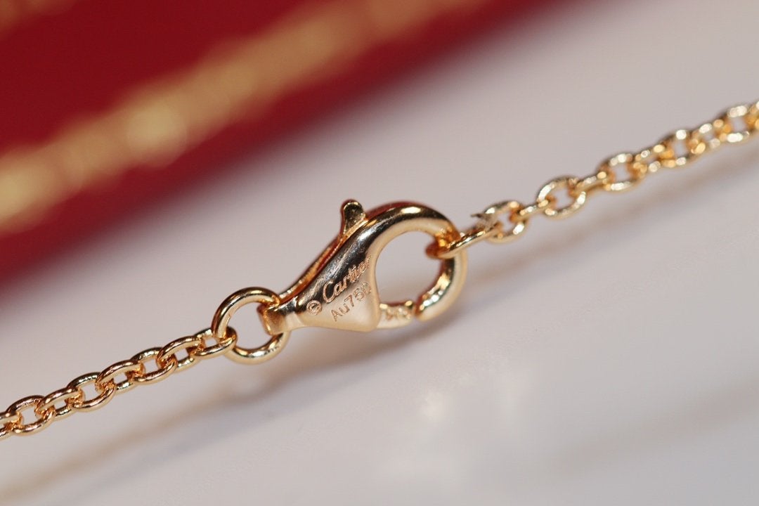 [GALE]LOVE NECKLACE PINK GOLD AND SILVER