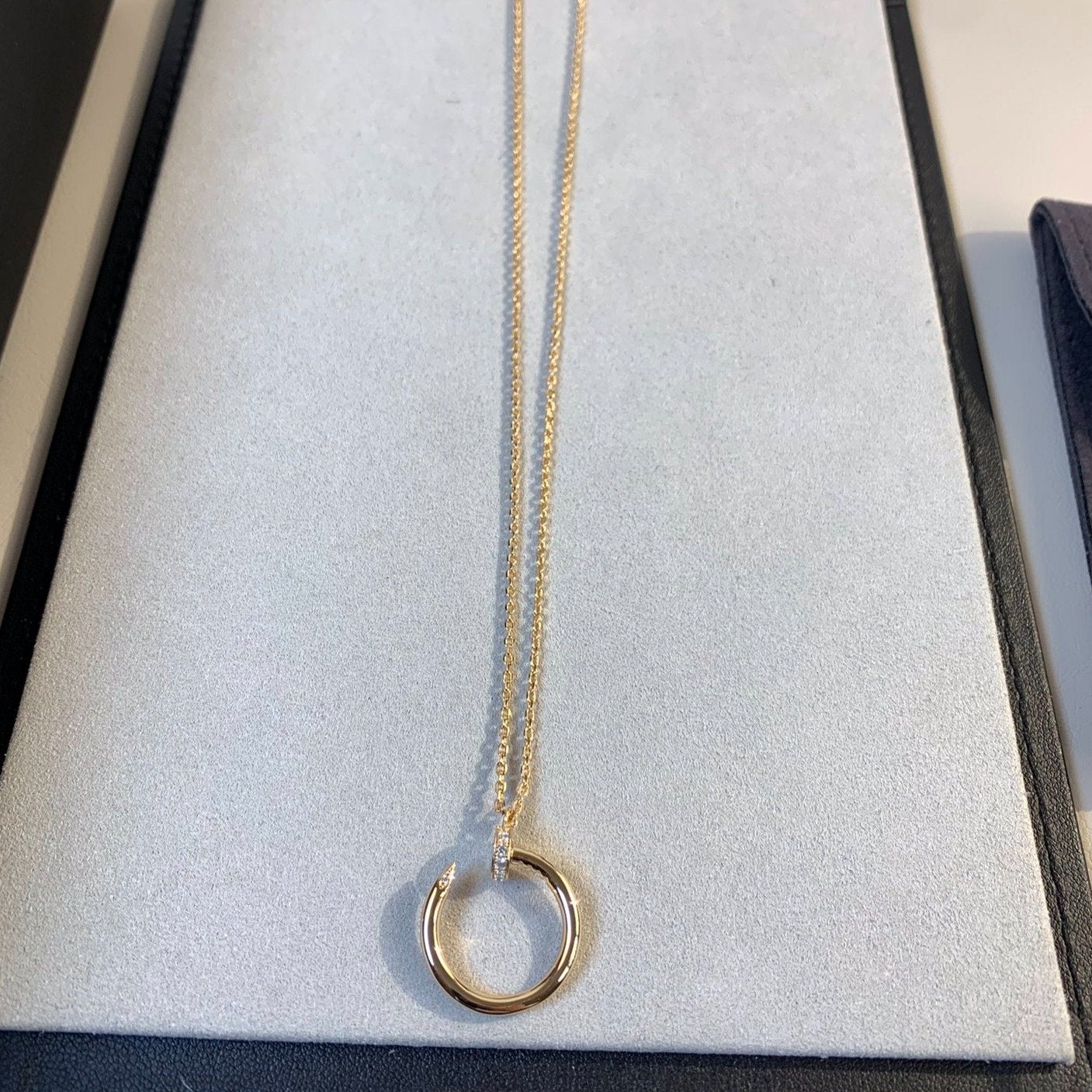 [GALE]JUSTE NECKLACE PINK GOLD