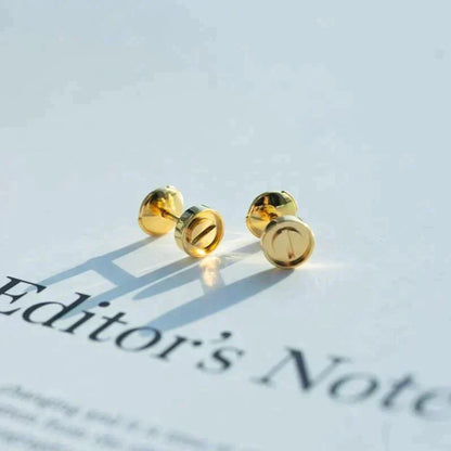 [GALE]LOVE EARRINGS GOLD 10MM