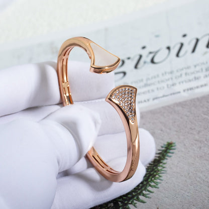 [GALE]DREAM BRACELET OPEN PINK GOLD MOP DIAMOND