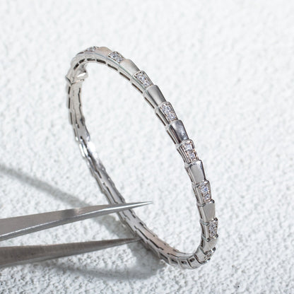 [GALE]SERPENTI BRACELET SILVER DIAMOND
