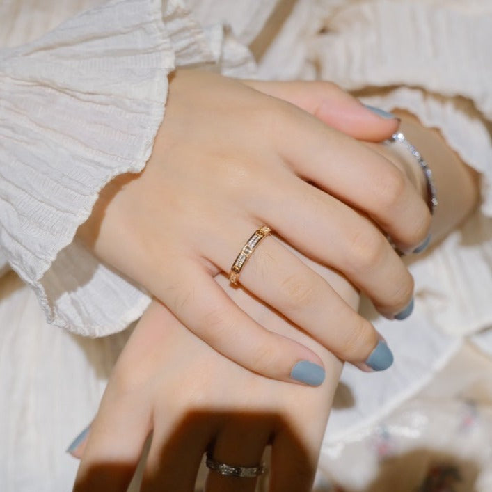 [GALE]LOVE RING 2.65MM DIAMOND