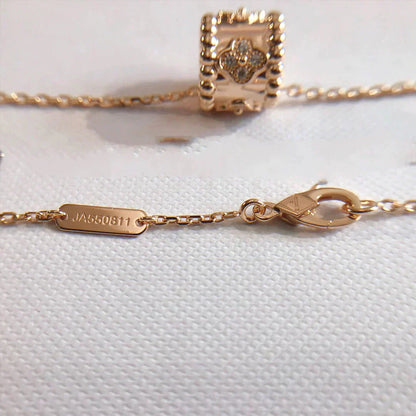 [GALE]PERLEE PEDANT NECKLACE GOLD / ROSE GOLD