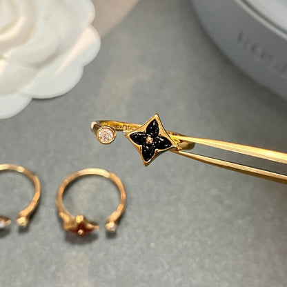 [GALE]STAR 1 DIAMOND OPEN RING