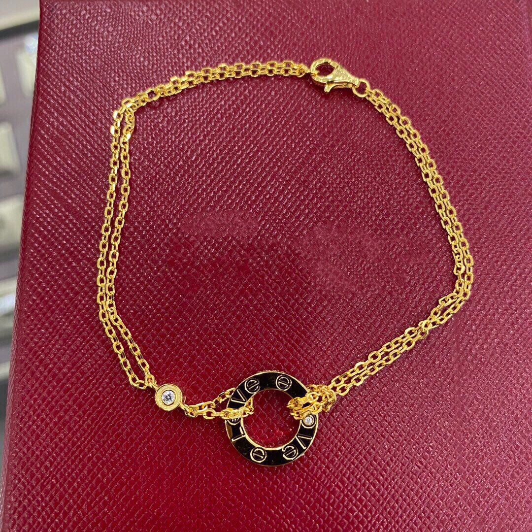 [GALE]LOVE BRACELET 2 DIAMOND