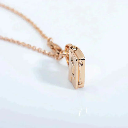 [GALE]AMULETTE PEDANT ROSE GOLD NECKLACE