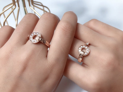 [GALE]DREAM RING DIAMOND PINK GOLD