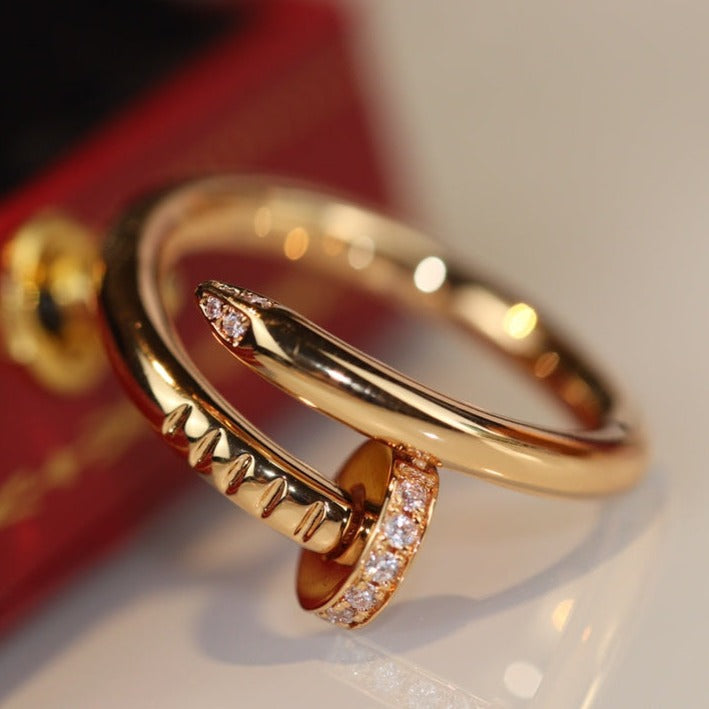 [GALE]JUSTE RING 2.65MM GOLD DIAMOND