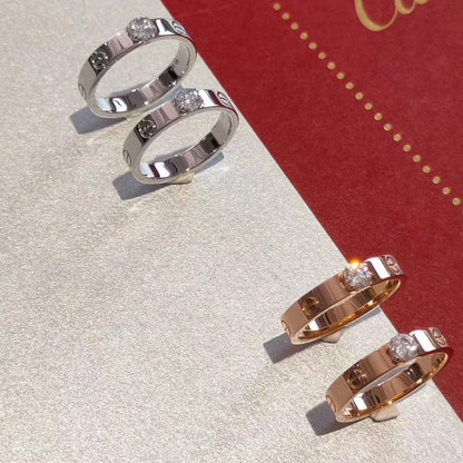 [GALE]LOVE RING 3.6MM 1 BIG DIAMOND