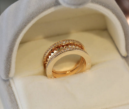 [GALE]ZERO 1 GOLD DIAMOND RING
