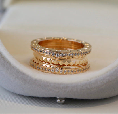[GALE]ZERO 1 GOLD DIAMOND RING