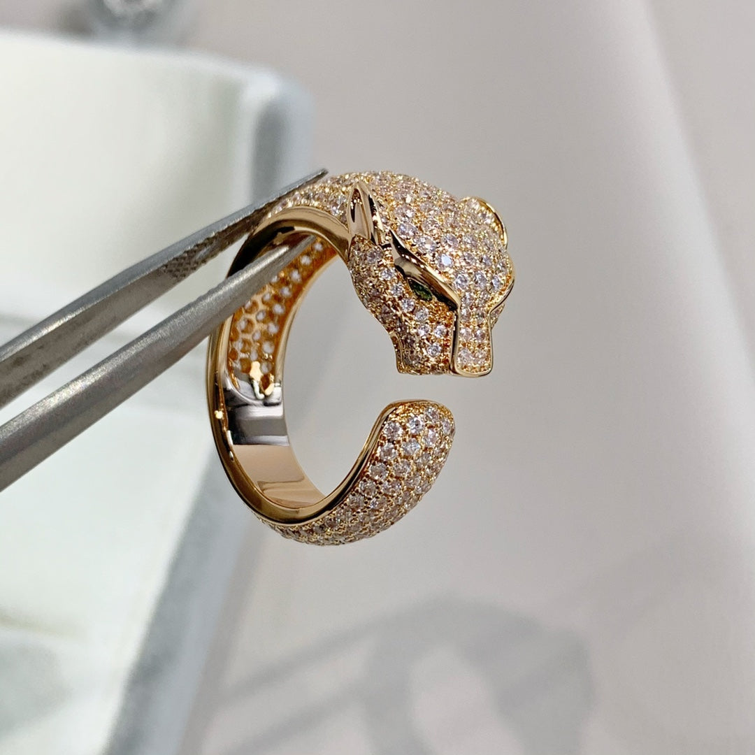 [GALE]PANTHERE PINK GOLD DIAMOND RING