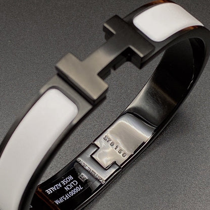 [GALE]H BRACELET 12MM BLACK WHITE CERAMIC