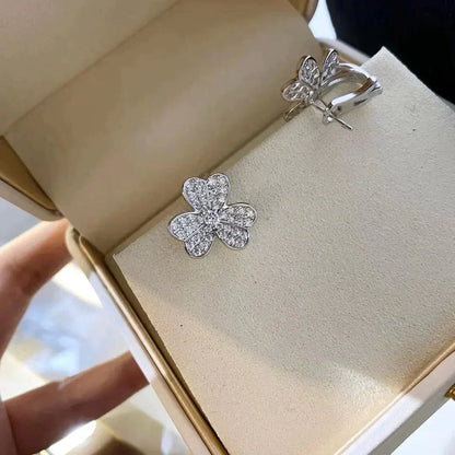 [GALE]CLOVER COMOS DIAMOND EARRINGS SILVER