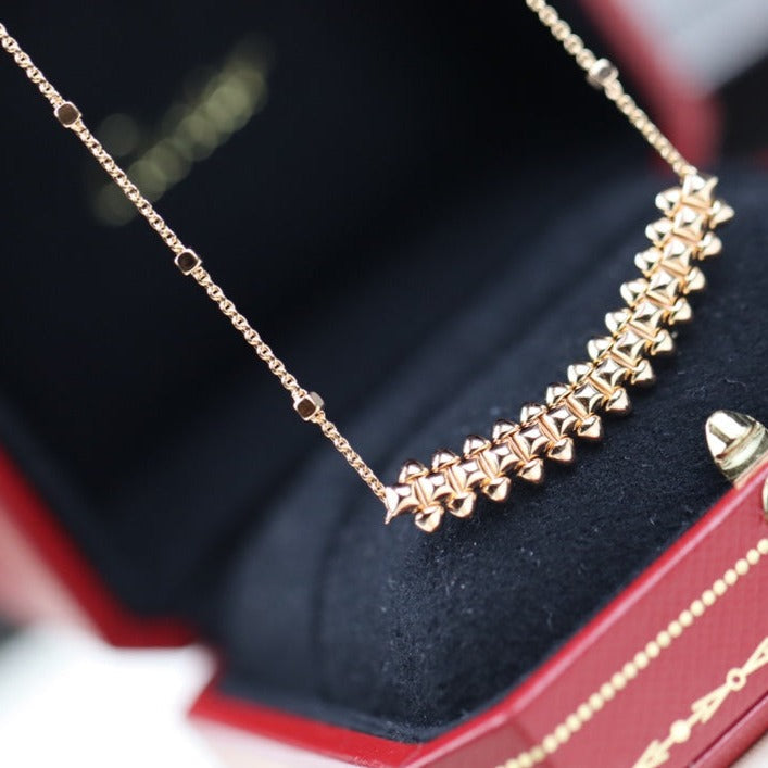 [GALE]CLASH PINK GOLD NECKLACE
