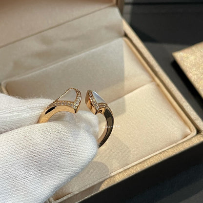 [GALE]DREAM MOP DIAMOND OPEN RING