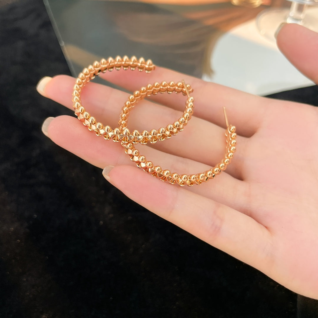 [GALE]CLASH HOOP EARRINGS