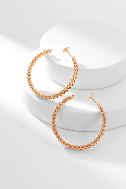 [GALE]CLASH HOOP EARRINGS