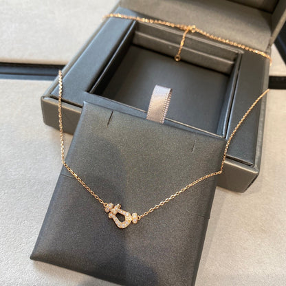 [GALE]FORCE 10 DIAMOND PINK GOLD NECKLACE MINI MODEL