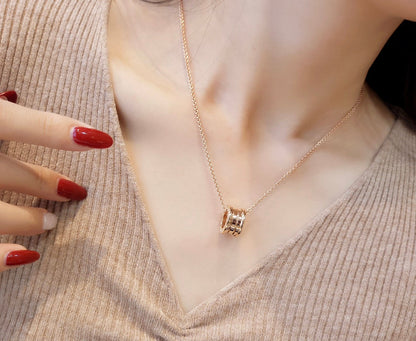 [GALE]ZERO 1 PINK GOLD NECKLACE